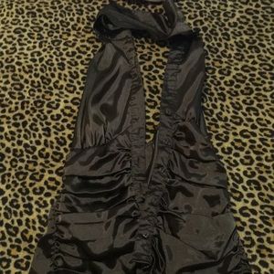 Beautiful brown silk top from guess s/m